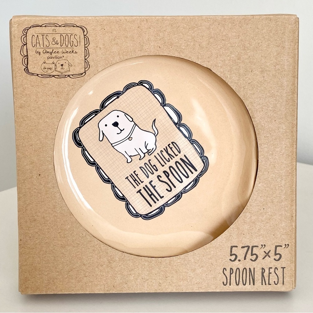 Cats & Dogs Funny Spoon Rest New